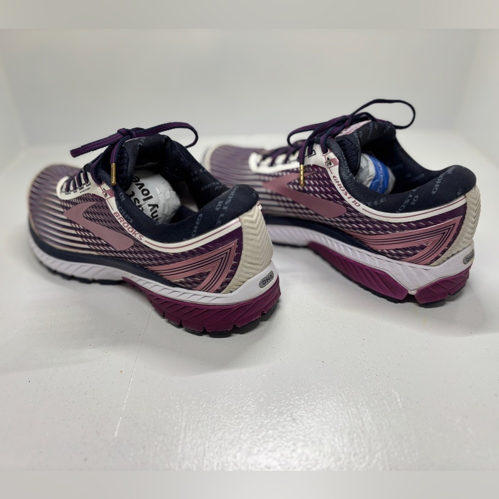 Brooks Ghost 10 Women’s Running Shoes Size 9 Pink Purple Athletic Sneakers - Picture 5 of 11